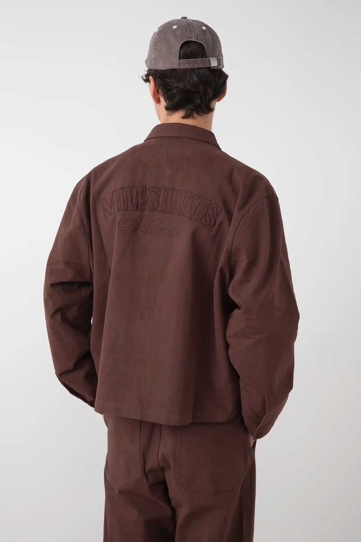 WORKER JACKET - BROWN