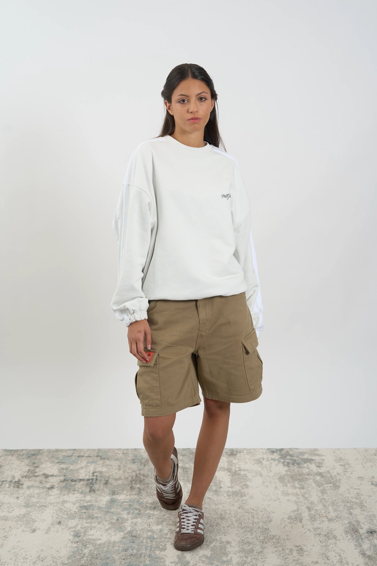 CREWNECK STRIPES GREY